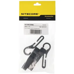 Nitecore Helmhalterung NHC10 4 Stück schwarz Best.-Nr. NC-NHC10 Helmhalterung für Kopflampen