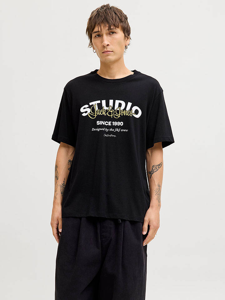 Jack & Jones Shirt "Yuki" in Schwarz - L