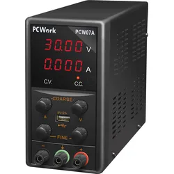 PCW 07A - Labornetzgerät, 0 - 30 V, 0 - 5 A, analog steuerbar