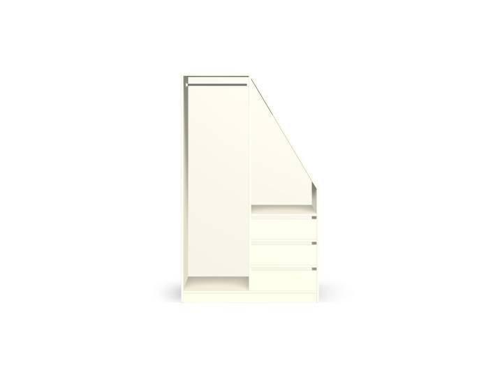 Dachschrägenschrank nach Maß Premium Dekore Creme