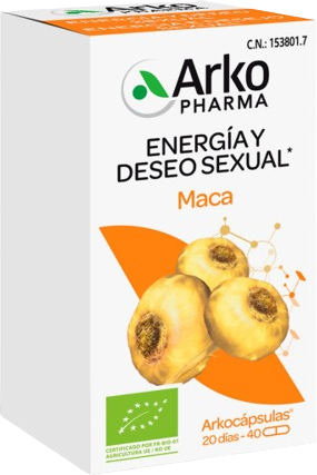 Arkopharma Arkocápsulas Maca Bio 40 Capsules
