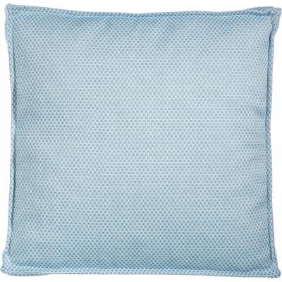 Dekokissen H.O.C.K. "Gian No 66", blau (blau, bedruckt), B:40cm H:5cm L:40cm, Polyacryl, Dekokissen_Sitzkissen_Kissenhüllen, 40x40x5 cm, Kissenhülle mit Füllung, 1 Stück