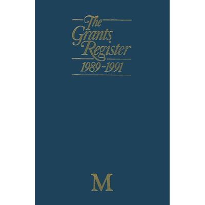 The Grants Register 1989-1991, Taschenbuch von Craig Alan Lerner, Palgrave Macmillan UK, 978-1-349-07189-0