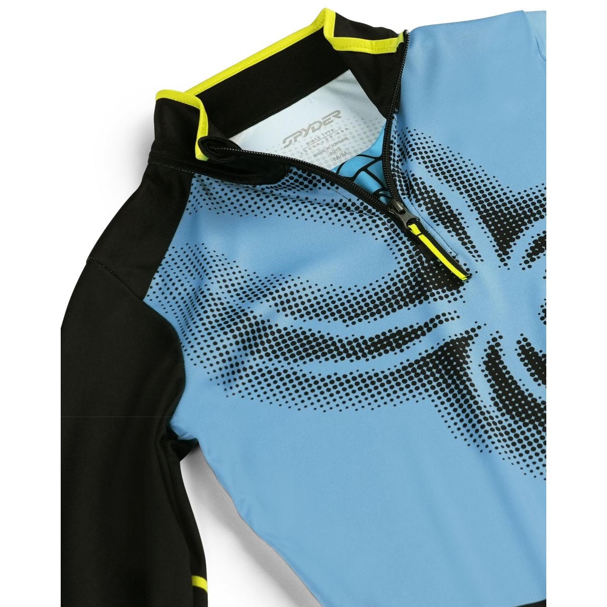Spyder Ryder 1/2 Zip cyan blue (CYB) M 38C013501-CYB-M