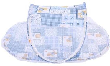 Useful Little Things Portable Baby Crib Mosquito Net Tent blue