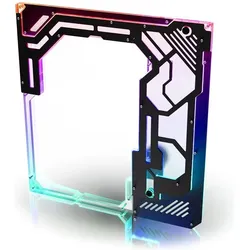 Singularity Computers Singularity Computer Spectre 4 Aevum Dual Loop Side Panel Acrylic Clear/schwarz, Wasserkühlung Ausgleichsbehälter