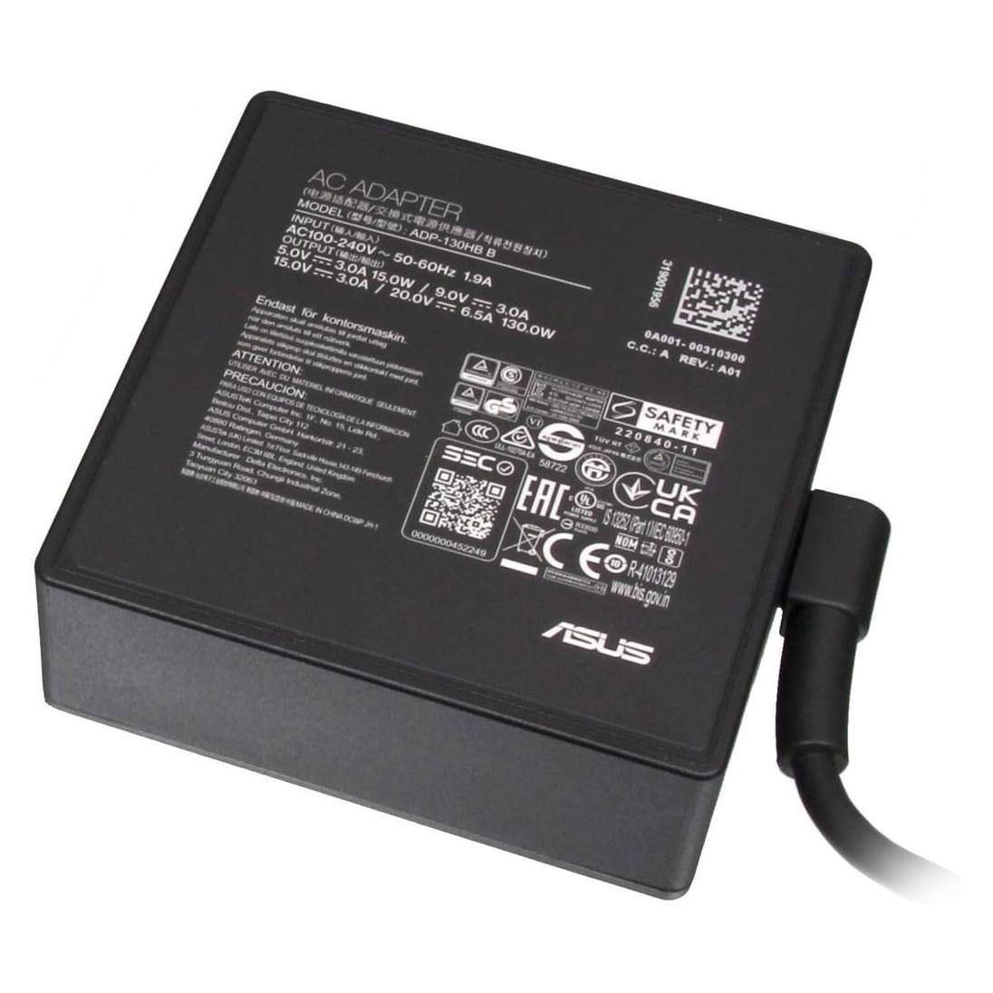 ASUS AC Adapter 130W / 6.5A / 20V / USB-C (130 W) (0A001-00310300)