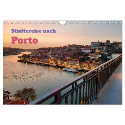 Städtereise nach Porto (Wandkalender 2027 DIN A4 quer), CALVENDO Monatskalender