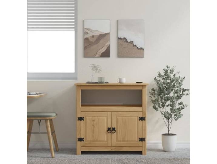 XIJ Meuble TV Gamme Corona pin mexicain 80x43x78 cm 7544796790279
