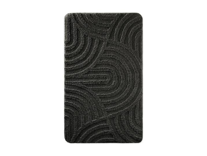 Tapis de bain à relief anthracite 70x120