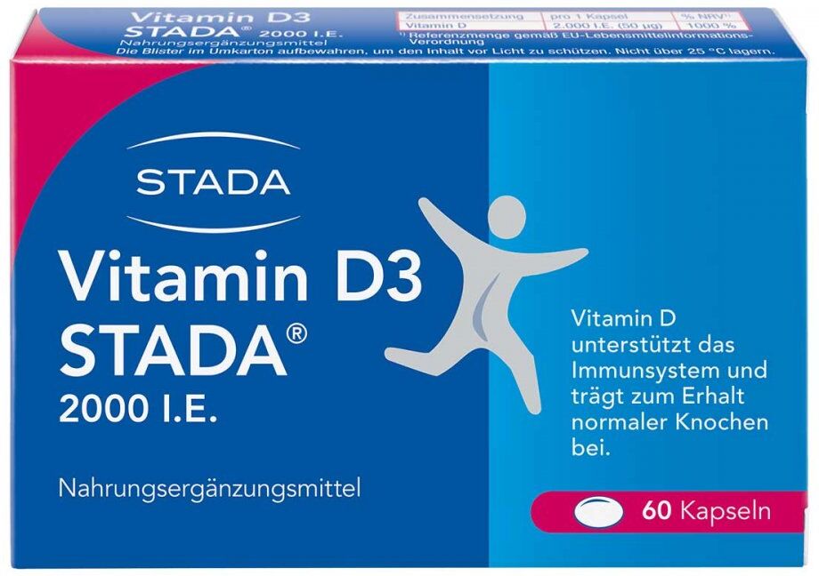 Vitamin D3 STADA 2000 internationale Einheiten Tabletten