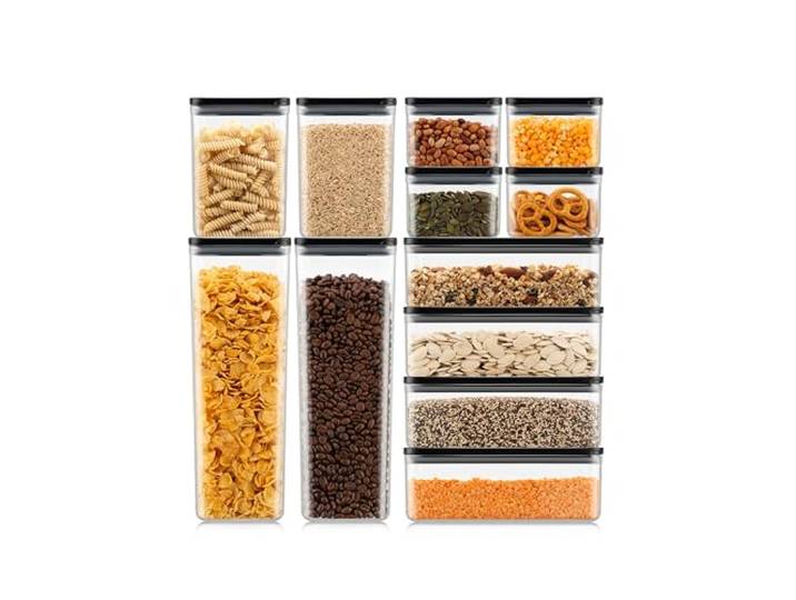 Bodum CANTEEN Set de 12 bocaux de conservation\, 4 x 1L / 2 x 1.2L / 4 x 0.5L / 2 x 2.6L