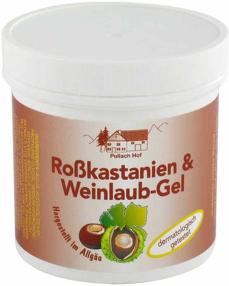 Vom Pullach Hof Rosskastanien+weinlaub Gel 250ml