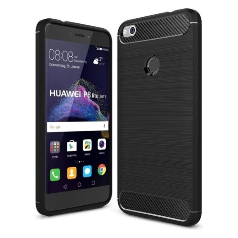 Screenguard Huawei P8 Lite 2017 Hülle Carbon Brushed Soft TPU (Huawei P8 Lite (2017)) (00022840)