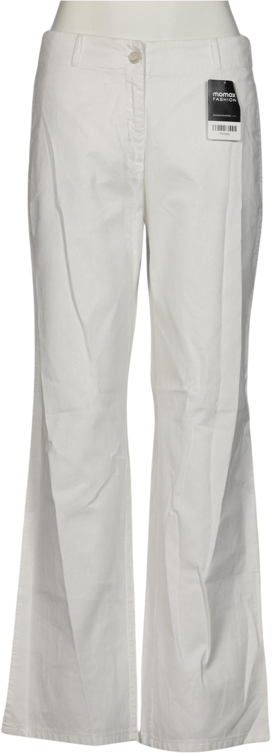 Turnover Damen Stoffhose, Weiß, Gr. EU 40, Baumwolle - Second Hand