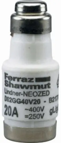 Mersen 01701.035000 Neozed-Sicherung Sicherungsgröße = D02 35A 400V