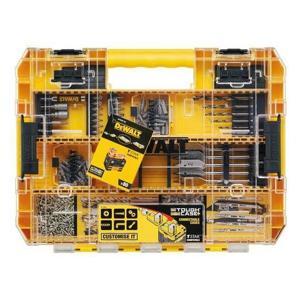 DeWalt ZESTAW WIERTEŁ I BITÓW 80cz. (DT70767)