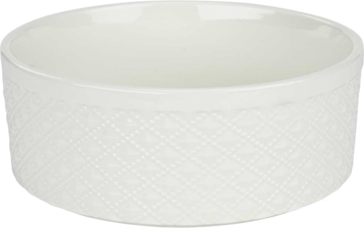 More Ciotola Relief Bianca 350ML
