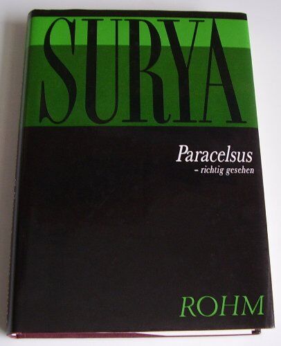G. W. Surya - Paracelsus - richtig gesehen - Preis vom 01.10.2026 17:08:56 h