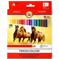Koh-i-Noor, Malstifte, Triocolor-Bleistifte 36 Farben (36x)
