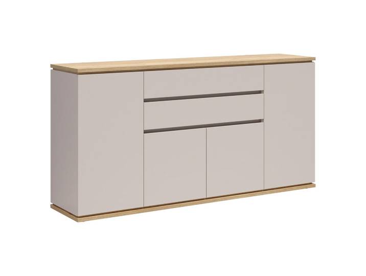 Xora Sideboard, Eiche, Kaschmir, 5 Fächer, 2 Schublade(n) Schubladen, FSC Mix, Typenauswahl, Beimöbel erhältlich, stehend, Wohnzimmer, Kommoden & Sideboards, Sideboards