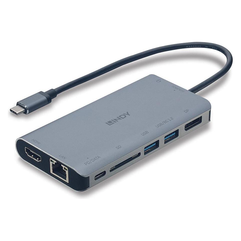 Lindy DST-Mini XT (USB-C, 8 Ports) (43323)