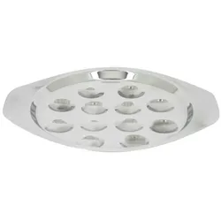 THE KITCHENETTE - 6er-Set Schneckenschalen mit 12 Löchern aus Edelstahl