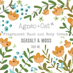 Hand & Body Cream - Sea Salt & Moss - 300ml