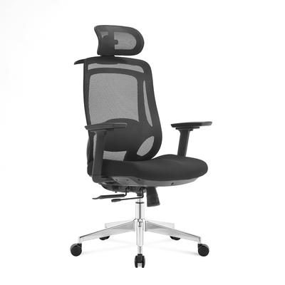 OfficeSense OS120 Ergonomischer Bürostuhl – Mesh Bürostuhl – NEN1335 – Neigbar – Lendenstütze – Erwachsene – Schwarz – Komfort Design