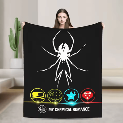 Inspire Curations My Chemical Romance Rock Band Flannel Throw Blanket 6 76x102cm