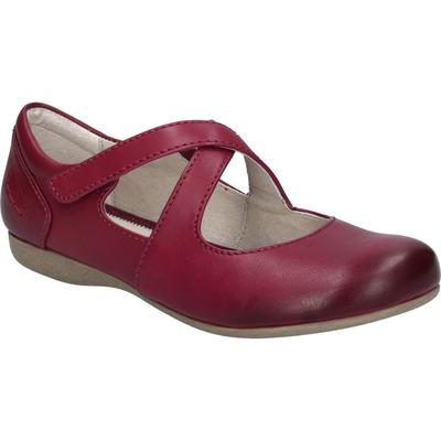 Ballerina JOSEF SEIBEL "Fiona 72, berry", Damen, Gr. 40, rot (berry), Obermaterial: 100% Rindsleder Leather cow., Schuhe Ballerina