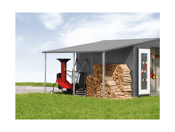Biohort Seitendach Europa Quarzgrau