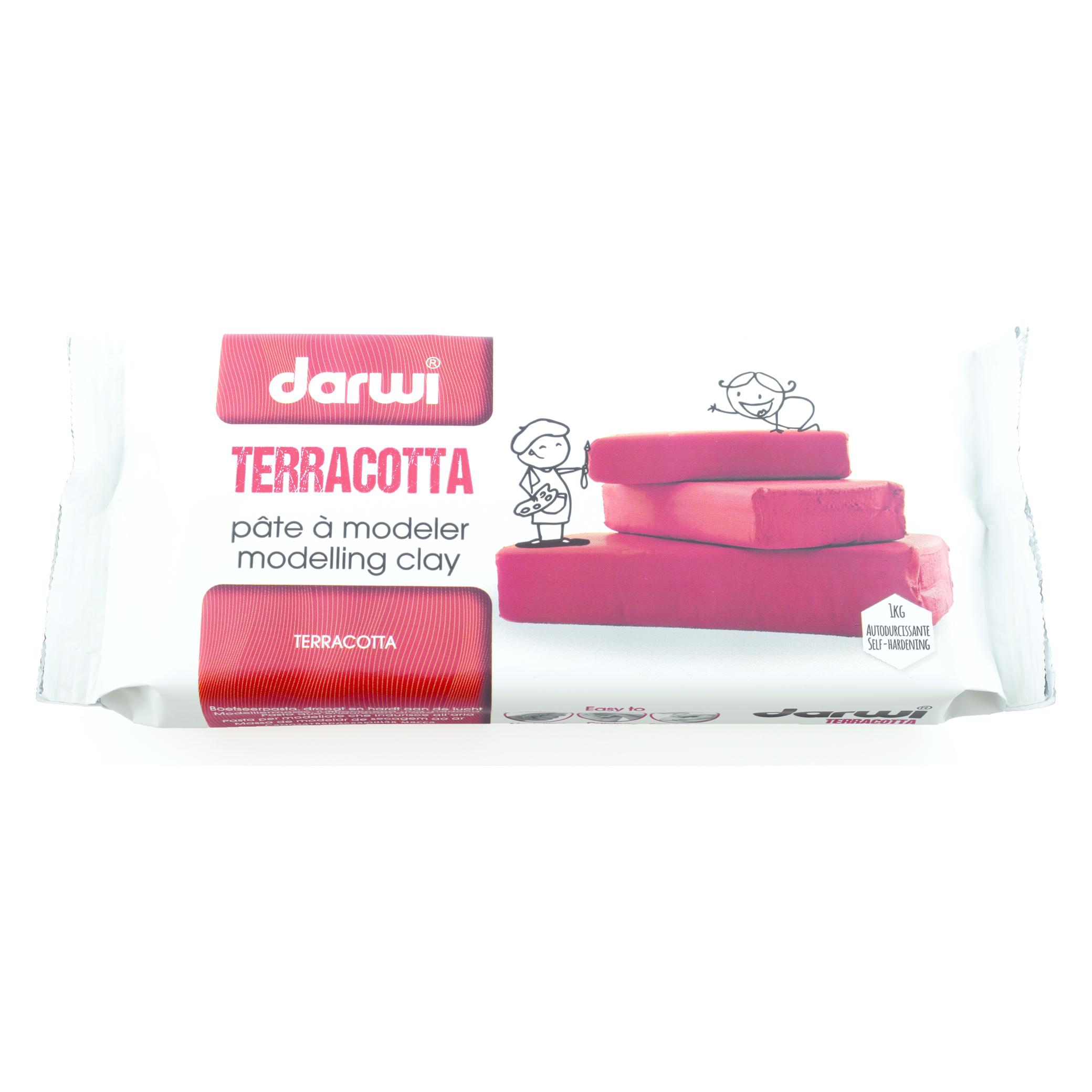 Darwi modellermasse 1000g terracotta (DA0811000000C)