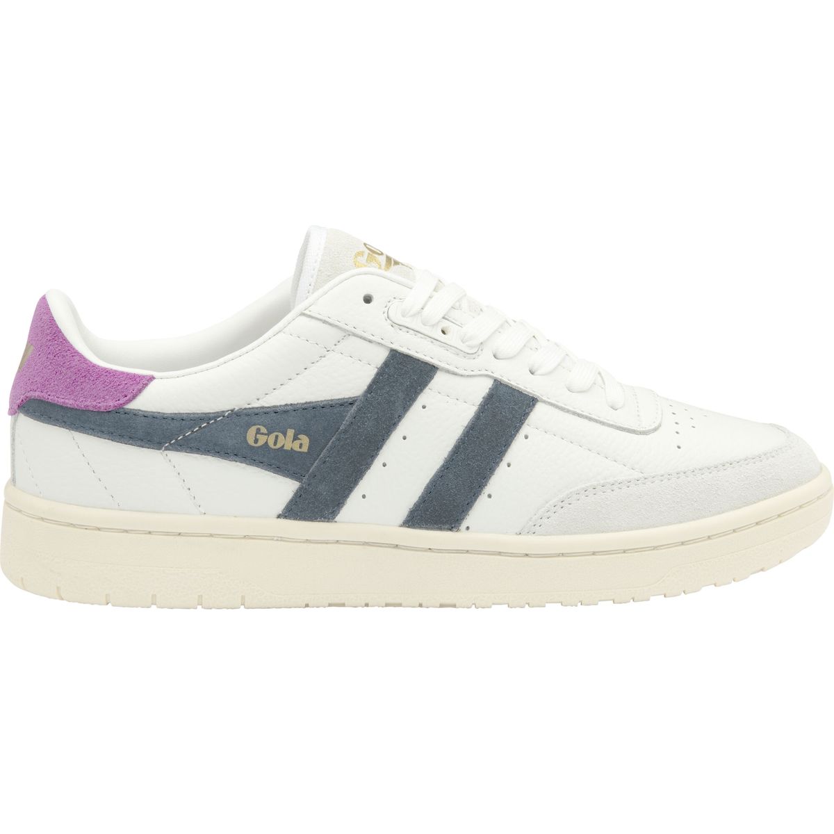 Gola Falcon Sneaker Women white/navy/foxglove (WX) 9 CLB415-WX-9-whitenavyfoxglove