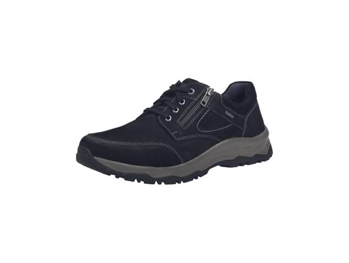 Josef Seibel Herren Businessschuhe Leroy.55,Weite H (Weit),Wechselfußbett,wasserdicht,Strassenschuhe,Schnuerung,schwarz,43 EU