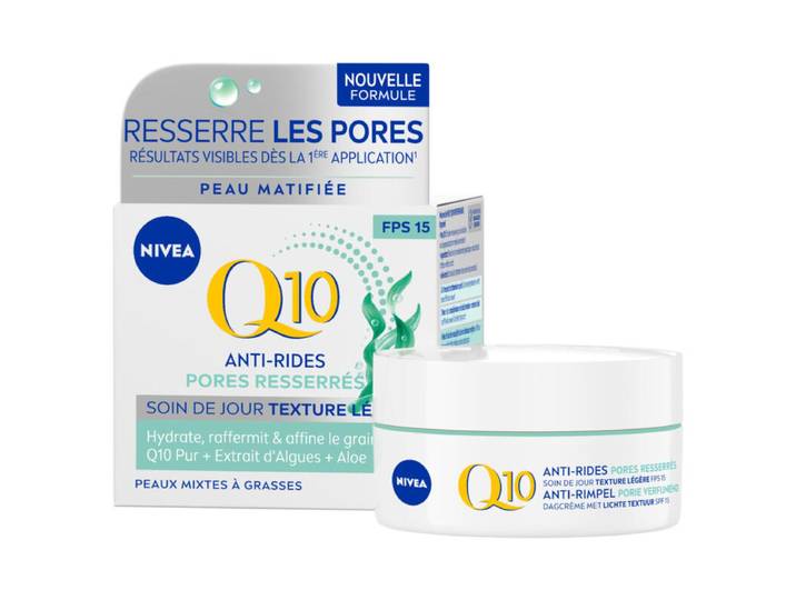NIVEA Q10 Power Crème de Jour Anti-Rides Affinant les Pores SPF 15 - 50 ml