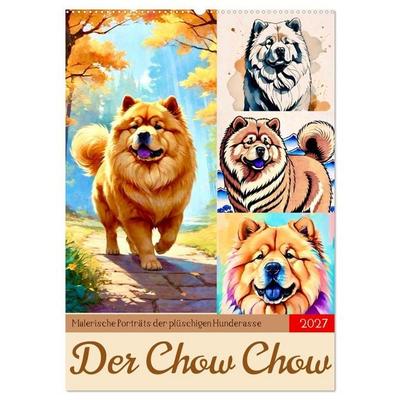 Der Chow Chow (Wandkalender 2027 DIN A2 hoch), CALVENDO Monatskalender