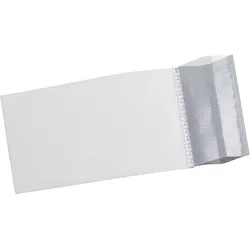100 Stifthalter, 40 x 80 mm, transparent, Weich-PVC, 100 Stück