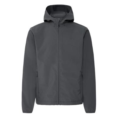 Softshelljacke NORTH BEND "Softshelljacke NBLuango M W-PRO 8.000 mit wasserdichter Beschichtung", Herren, Gr. L, grau (asphalt), Obermaterial: 100% Polyester PES., Jacken Softshelljacke
