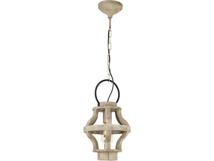 Pendellampe Kinross Braun Stahl/Holz 110 cm - Material: Holz/Stahl - Pendellampe