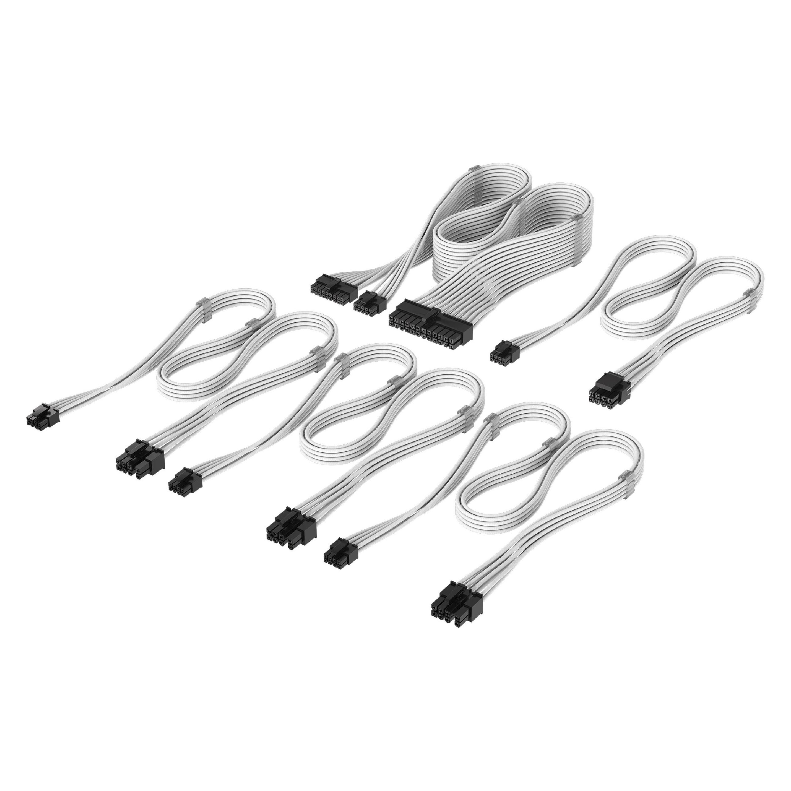 Corsair Elite Premium Starter-Kit mit einzeln ummantelten Typ-4-Netzteilkabeln (65 cm, 24 pin ATX) (CP-8920374)