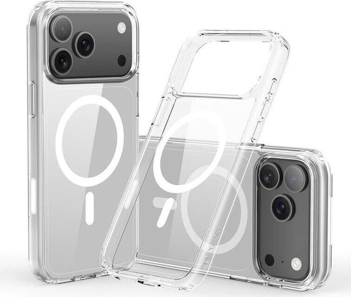 Nevox StyleShell SHOCKFlex (transparent, iPhone 17 Pro, kompatibel mit MagSafe)