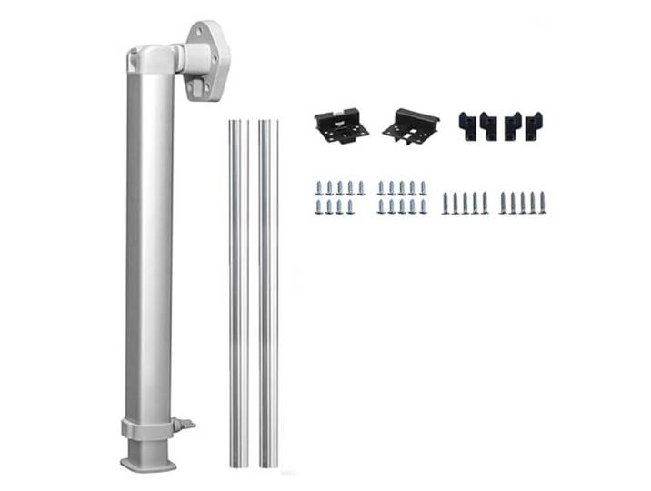 Tischbeine für Wohnwagen Verstellbares Tischbein-Set, 20–30 Zoll klappbar Teleskopbeine mit 2 Gleitschienen for Wohnmobil-Camper-Yacht-Reiseanhänger