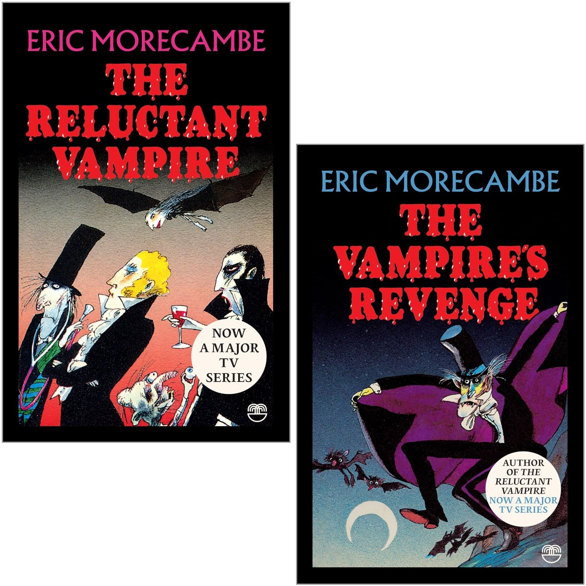 Fontana The Reluctant Vampire Series 2 Books Collection Set by Eric Morecambe (The Reluctant Vampire, The Vampire's Revenge)
