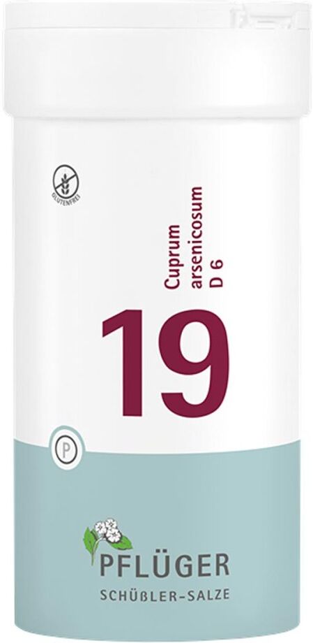 Schüßler-Salze Biochemie Pflüger 19 Cuprum arsenic.D 6 Tbl.