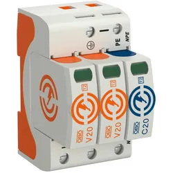 OBO 5095252 SurgeController V20 zweipolig mit NPE 280V V20-2+NPE-280