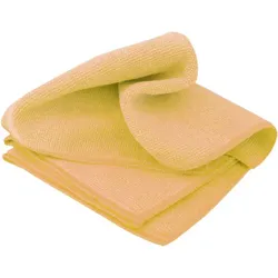 Vileda r-MicroTuff Plus gelb 38x38 cm Microfasertuch hochwertiges Microfasertuch aus recycelten Fasern
