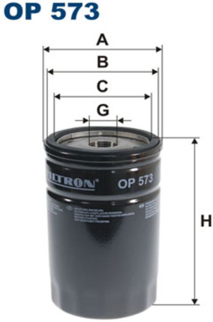Ölfilter FILTRON OP573