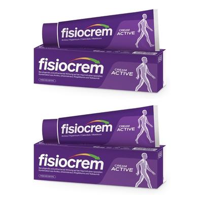 2x fisiocrem Cream Active 2x60 ml Creme