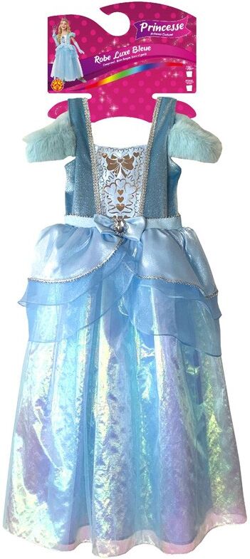 Déguisement luxe Princesse bleue 7-8 ans - Rubies